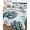 Blue, variant on Twin Quilt Bedding Set, Shell Coral Coastal Reversible Summer Quilt 3 Pieces, Nautical Summer Beach Ocean Sea Lightweight Bedspreads Coverlets with 2 Pillow Shams for All Seasons