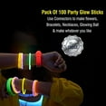 thumbnail image 3 of Premium Glow Sticks 100 Bulk Party Supplies Glow in The Dark 12 Hours Glow Party Pack 8 inch with Unique Connectors Neon Glow Bracelets Necklaces for Kids Camping Accessories 205 Pcs, 3 of 3