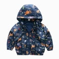 thumbnail image 3 of zuwimk Boys Rain Jacket with Detachable Hood Lightweight Raincoats for Kids(12-18 Months,Navy), 3 of 9
