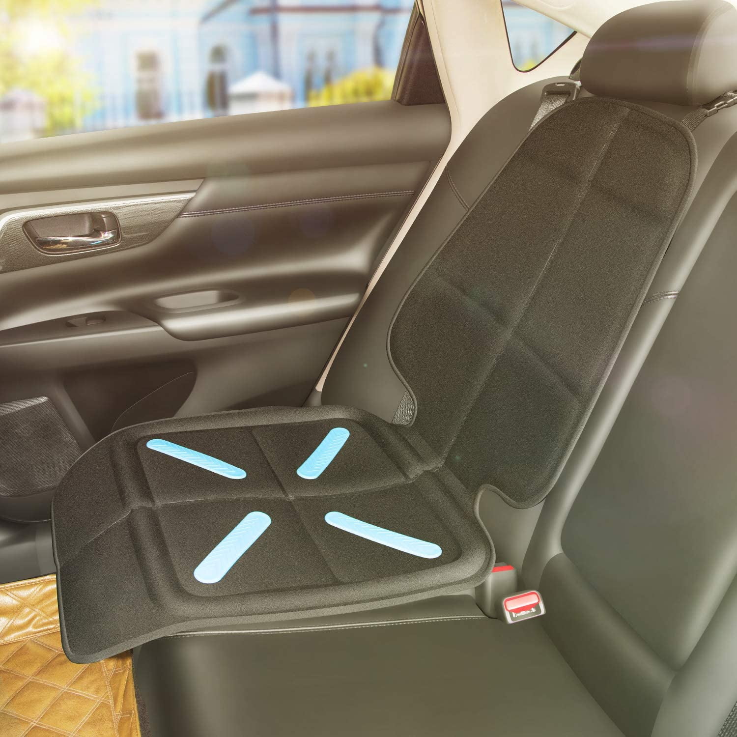 Car Seat Cover for Car Seats, Auto Car Seat Protector for Under Car Seats to Protect Automotive Vehicle Leather and Cloth Upholstery - Waterproof and Dirt Resistant