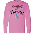 thumbnail image 3 of Inktastic No Mistakes, Just Miracles Down Syndrome Awareness Long Sleeve T-Shirt, 3 of 5