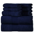 thumbnail image 1 of Camelot 8 Piece 600 GSM 100% Zero Twist Cotton Towel Set, Highly Absorbent| 2 Bath Towels, 2 Hand Towels, and 4 Washcloths, 1 of 5