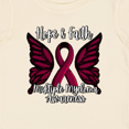 thumbnail image 4 of Inktastic Multiple Myeloma Cancer Awareness Hope & Faith with Butterfly Ribbon Boys or Girls Baby T-Shirt, 4 of 5