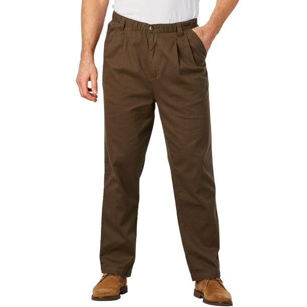 big and tall pleated pants