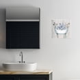 thumbnail image 3 of Stupell Industries Rustic Blue Floral Tub Bath & Laundry Painting Unframed Art Print Wall Art, 12 x 12, 3 of 8