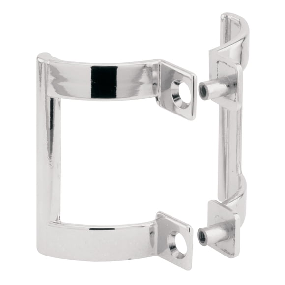 Juego de manijas para puerta de ducha Slide-Co, soporte de 5 cm, cromadas