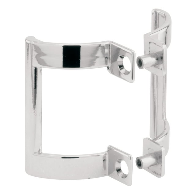 Juego de manijas para puerta de ducha Slide-Co, soporte de 5 cm, cromadas