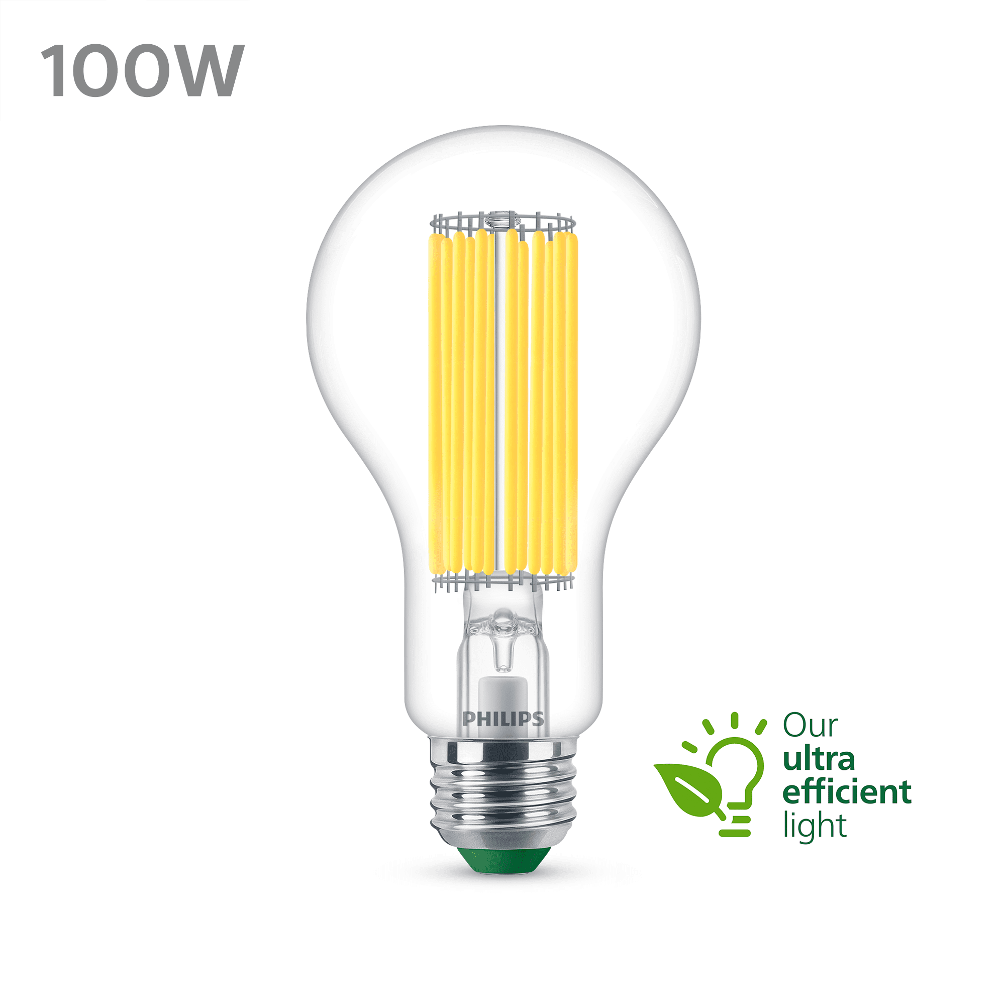 Philips Ultra Efficient LED 100 Watt A21 Light Bulb Soft White