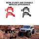 thumbnail image 2 of Vogacara RCGOFFLOW-torre de choque frontal para coche teledirigido, torre de choque frontal ajustable para 1/6 Axial SCX6 Crawler RC, pieza de Kits de construcción modelo Rojo, 2 of 6