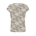 thumbnail image 4 of Haivin Women's Short-Sleeved Gradient Print Pullover Knit Top Round Neck Fashionable Personality top, 4 of 8