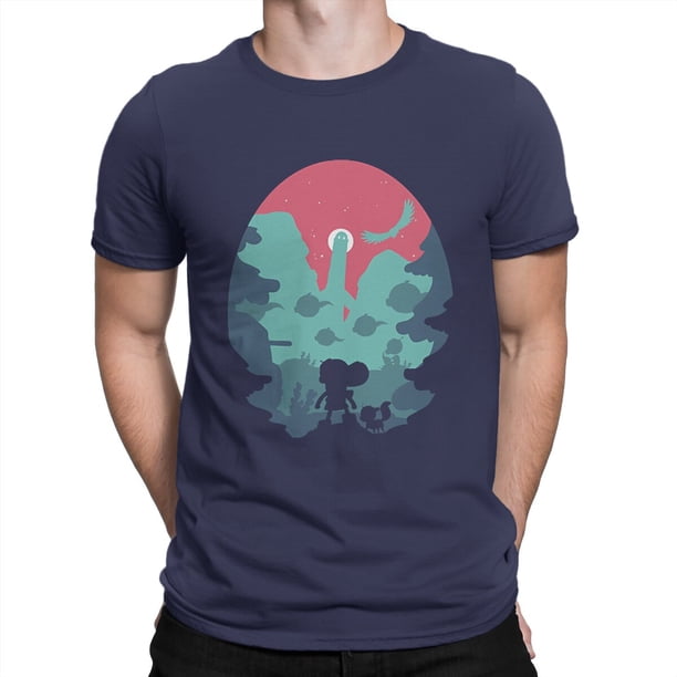 Camisetas creativas de dibujos animados para hombre, camisetas de algodón de cuello redondo, camisetas de manga corta H-Hildas, ropa única