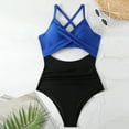 thumbnail image 4 of KYAIGUO Women One-Piece Bikini Swimsuit Bathing Suit Suspenders Girls Swimsuits, 4 of 8