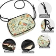 thumbnail image 3 of FORMRS Mini Crossbody Bag for Women Adjustable Shoulder Rope Travel Casual Phone Purse, Green Floral Pattern, 3 of 7