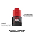 thumbnail image 4 of Milwaukee M12 Redlithium 2.0 Bloc-Piles Compact, 4 of 6