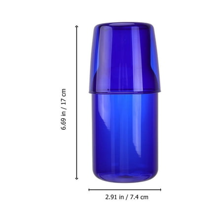 

1 Set Glass Cup and Water Kettle Set Water Bottle and Water Cup Kit Drinking Tools for Home Office Hotel Blue (1Pc Water Cup 1Pc Water Bottle)