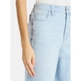 thumbnail image 5 of No Boundaries High Rise Baggy Wide Leg Jeans, 32" Inseam, Women's and Women's Plus Sizes XXS-4X, 5 of 6