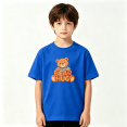 thumbnail image 2 of Bear Hug Teddy Animal Boys Graphic Tees Cute Kids T-Shirt 100% Cotton Short Sleeve Tops Ages 4-13Y, 2 of 5