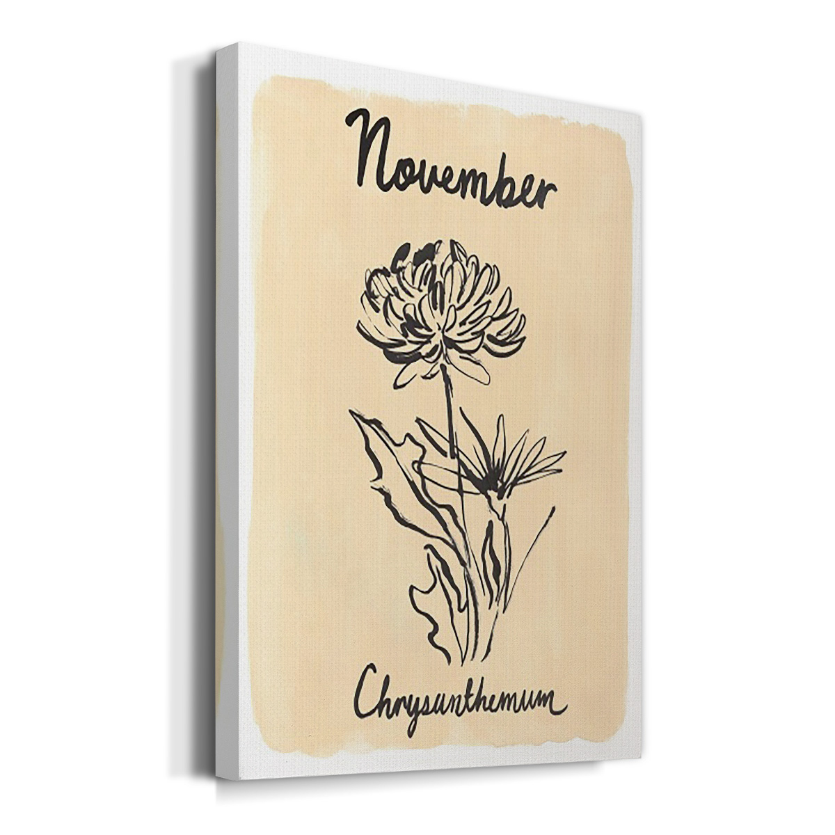 Birth Month XI Premium Gallery Wrapped Canvas - Ready to Hang