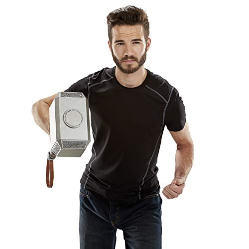 marvel legends series mjolnir electronic hammer