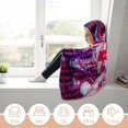 thumbnail image 6 of My Hero Academia Himiko Toga Wearable Blanket Cloak Arctic Velvet Hooded Blanket Soft Fuzzy Hoodie Blanket Cape for Adults Kids 50"x60", 6 of 8