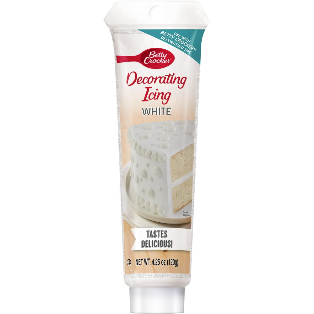 Betty Crocker Decorating Tube Icing, White, 4.25oz