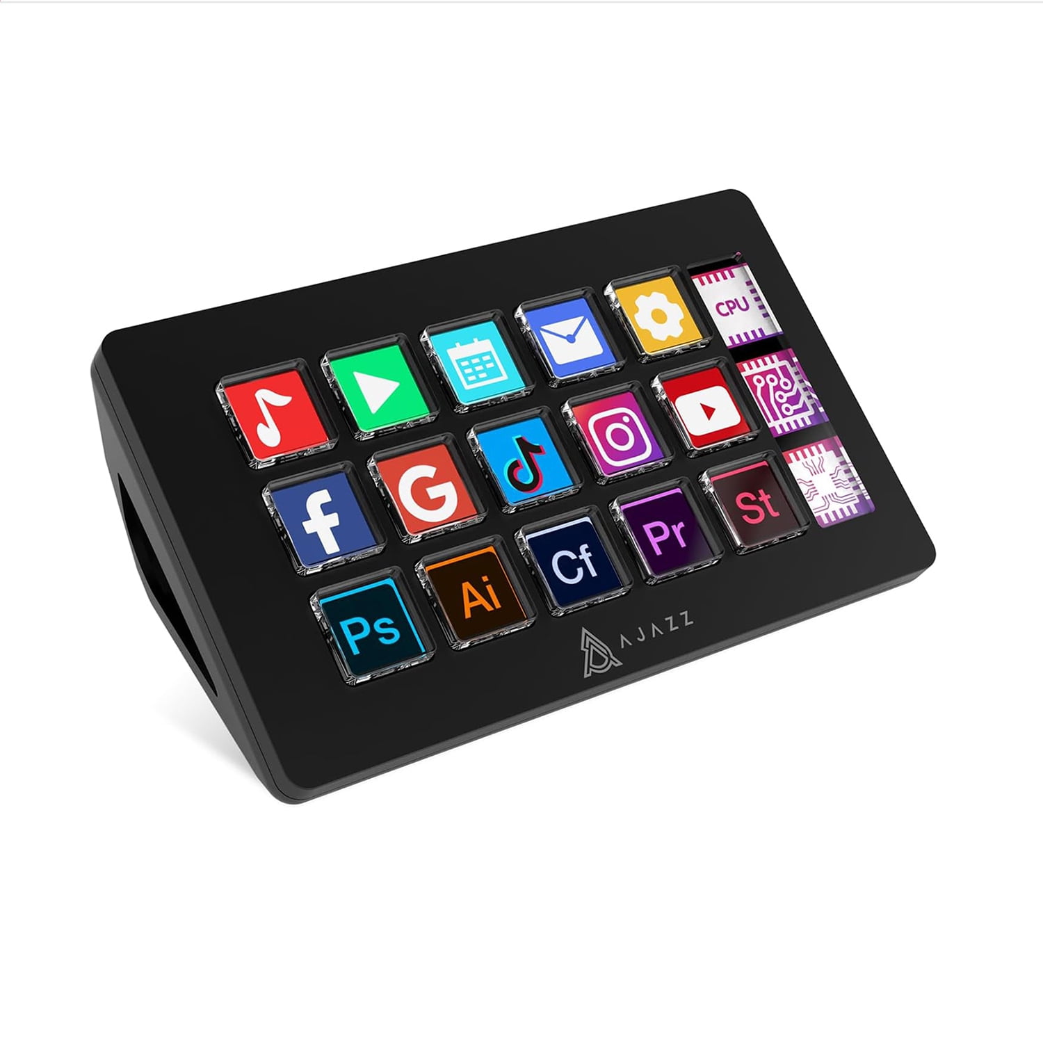 Ajazz, Studio Deck Stream Controller, AKP153, Black - Walmart.com