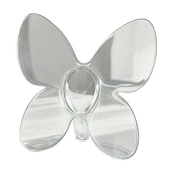 Vase en Acrylique en Forme de Papillon et Cadre Photo Pièce Maîtresse Décorative pour Table à Manger Décorations de Table de Mariage 8.7 Po x 8.7 Po x 7.3 Po