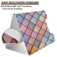 thumbnail image 2 of FORMRS A4 Clipboard Folder with Pen Holder Horizontal Foldable School Office Binder, Pink Shimmering Pattern, 2 of 9