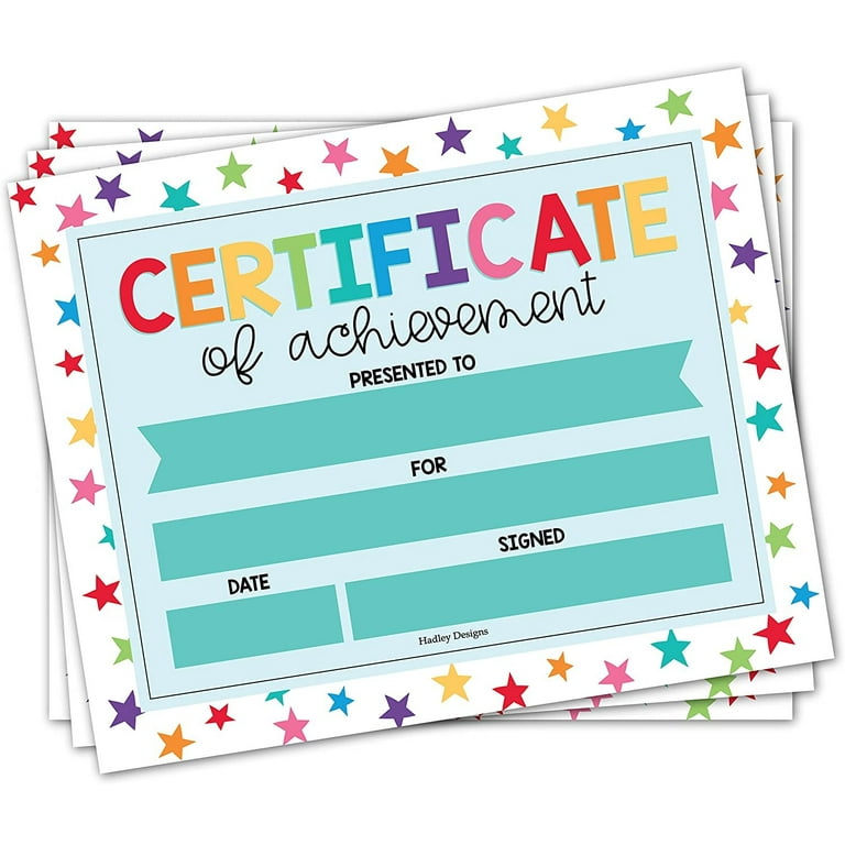 Graduation Certificate Template For Kids