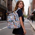 thumbnail image 4 of KUIFORTI Basketball Dog Print Boys Backpack Kids School Bag Durable Polyester with Adjustable Straps Multiple Organizer Pockets Back to School Supplies, 4 of 7