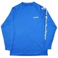 thumbnail image 2 of Bimini Bay Outfitters Men's Hook'M Graphic Long Sleeve Shirt, Electric Blue - Mako 2, Small, 2 of 4