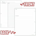 thumbnail image 2 of 50 Pack Cornell Style Study Note Taking System Sheets, White, 3 Hole Punch, Double Sided (White, 50), 2 of 8