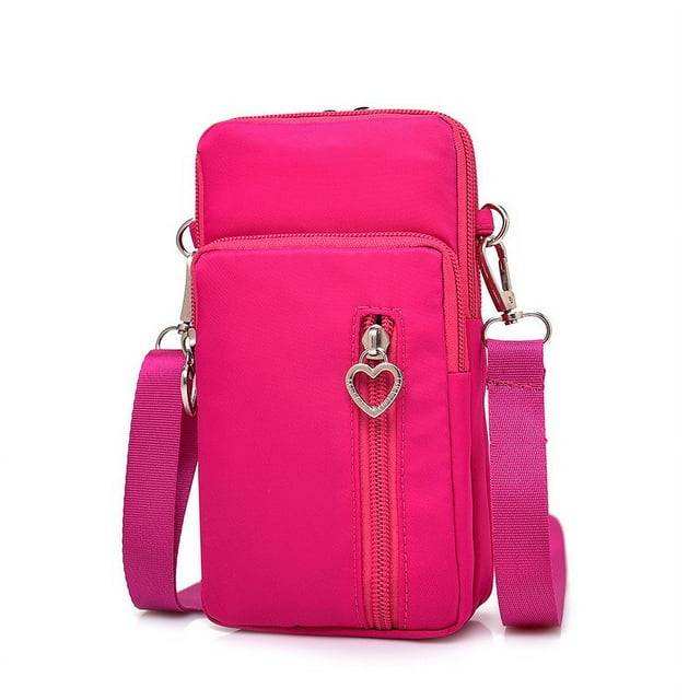 Small Crossbody Wallet Phone Bag Women Mini Crossbody Purse Cell Phone Shoulder Bag Mini Wallet Over Shoulder Strap