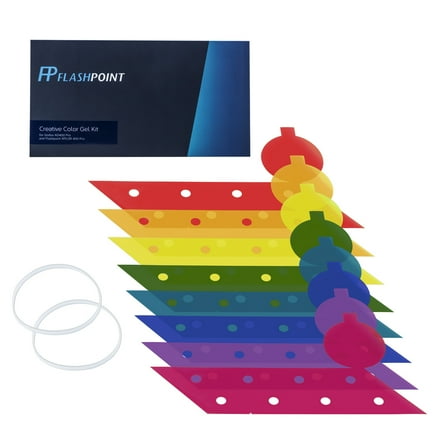 Flashpoint Creative Color Gel Kit For Xplor400 Pro and Godox AD400 Pro Monolights