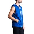thumbnail image 5 of G-Style USA Men's Lightweight Athletic Casual Sleeveless Eyelet Drawstring Zipper Hoodie SL888 - Royal Blue- X-Large, 5 of 7