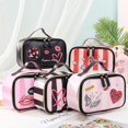 thumbnail image 2 of Cuero De La PU Portátil De Las Mujeres Bolsa De Cosméticos Multifunción De Almacenamiento De Viaje Organizar Bolso Impermeable huangjie unisex, 2 of 2