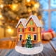 thumbnail image 2 of Advancent Resin Christmas Scene Snow House LED Desktop Set Decoration Village Kits de decoración para fiestas casa coralina, 2 of 6