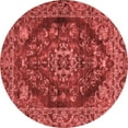 thumbnail image 1 of Ahgly Company Indoor Round Persian Red Traditional Area Rugs, 7' Round, 1 of 4