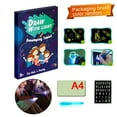 thumbnail image 2 of Light Drawing Pad Kids Luminescent Drawing Board Glowing Magic Graffiti Painting Writing Educational Toy, 2 of 9