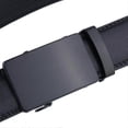 thumbnail image 4 of Men's Automatic Buckle Belt Slip Buckle Business Casual Leather Waist Belt SHYTMV, 4 of 4