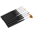 thumbnail image 1 of Miniature Paint Brushes, Nontoxic Multifunctional Abrasion Resistance Paint Brushes  For Crafts For Model Boats, 1 of 8