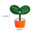 thumbnail image 4 of Adorno de calendario de frijol vibrante Injueey soporte para bolígrafos digitales Naranja, 4 of 6