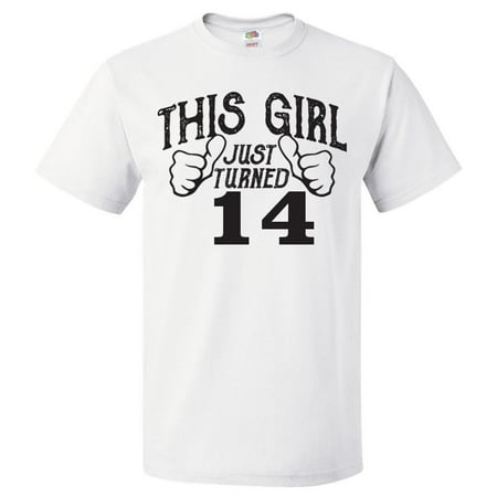 14th Birthday Gift For 14 Year Old This Girl Turned 14 T Shirt