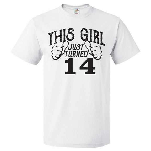 14th Birthday Gift For 14 Year Old This Girl Turned 14 T Shirt Gift