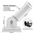 thumbnail image 6 of 6ft Flag Pole with Holder, American Flag Pole Kit for Outdoor, House Tangle-Free Flag Pole with Flag Rings, Metal Wall Mounted Spinning Flag Pole for Residential and Commercial White, 6 of 7