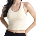 thumbnail image 1 of Besolor Summer Tank Tops for Women Ribbed Knit Color Block Crewneck Sleeveless Slim Fitting Comfy Running Workout Top, 1 of 6