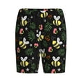 thumbnail image 3 of Picia Bees Pajama Shorts for Men, Men's Pajama Bottoms, Sleepwear,Short Pajama Pants-XX-Large, 3 of 9