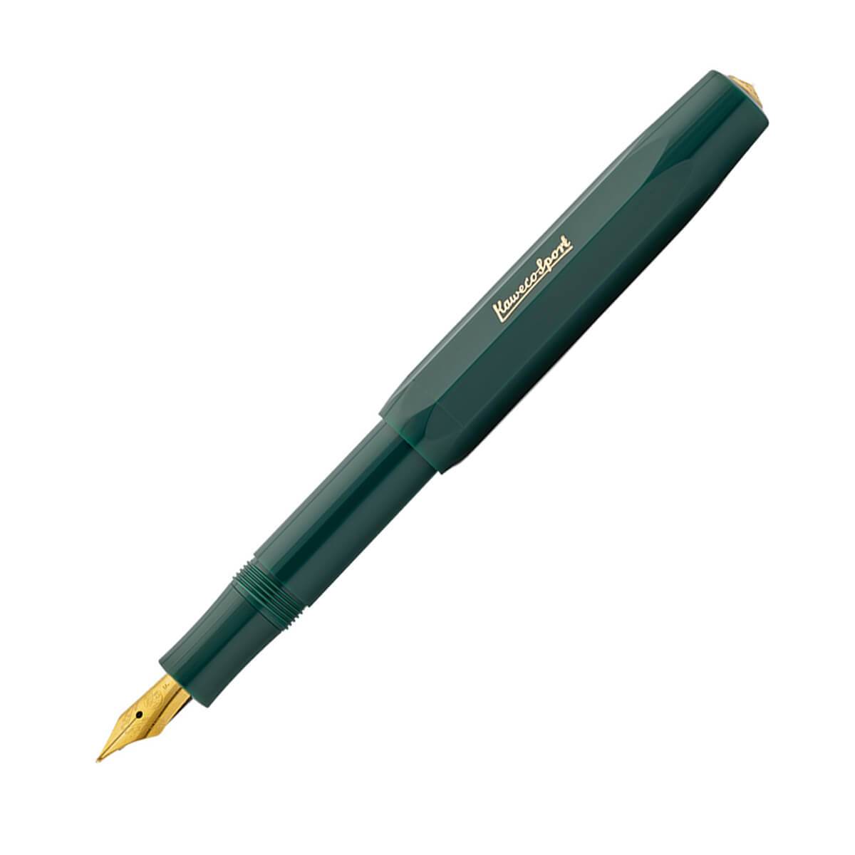 Kaweco 10000487 Classic Sport Fountain Pen, Green, Extra Fine