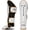 White-Gold, variant on FIST Fusion MMA Martial Arts Shin Guards – Padded, Adjustable Muay Thai Leg Guards with Instep Protection for Kickboxing/MMA Training and Sparring – Durable