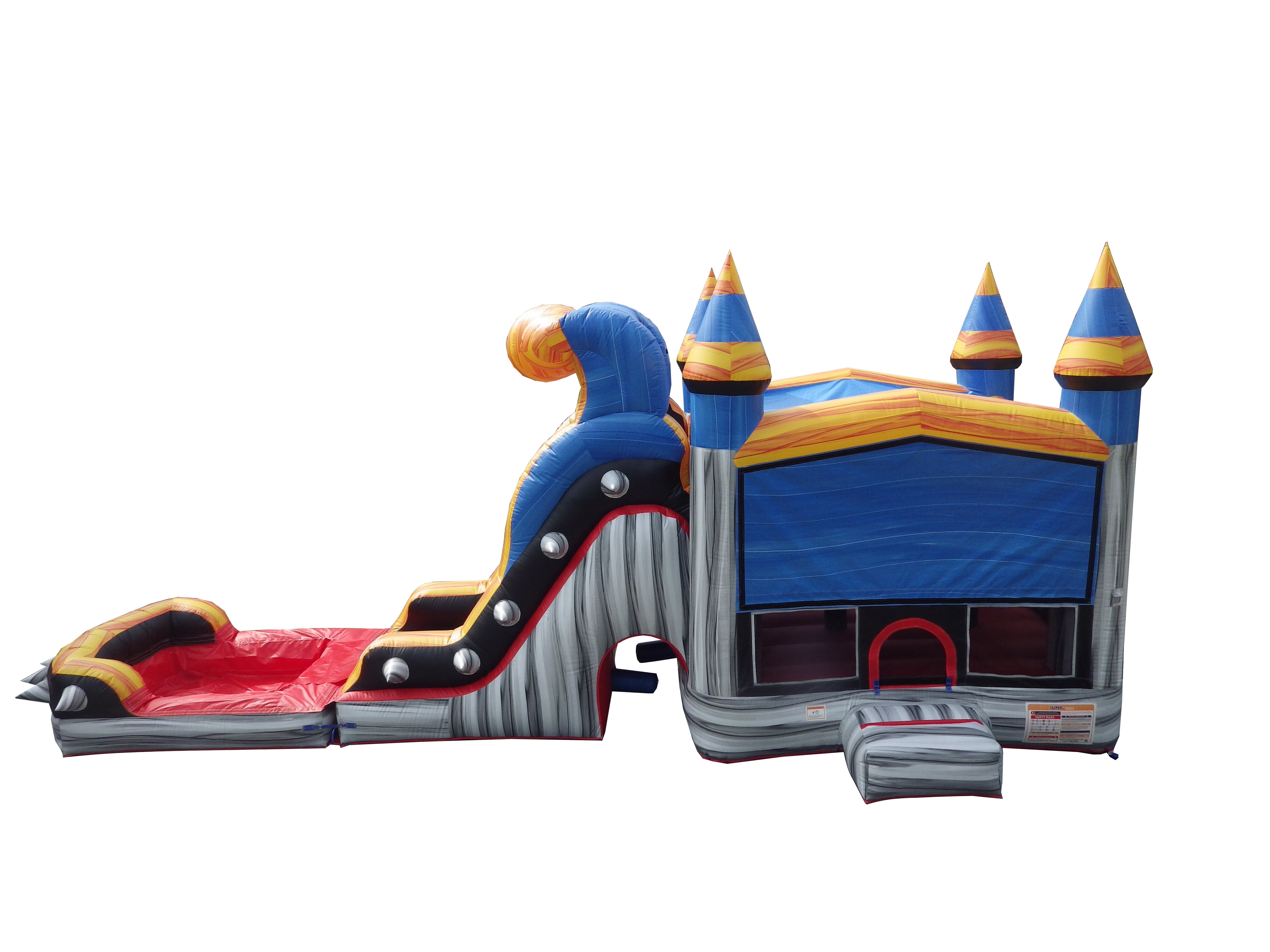 JumpOrange Rocker Commercial Grade Bounce House Water Slide Combo with